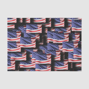 Amerikanische Flagge, alte Herrlichkeit Seidenpapier
