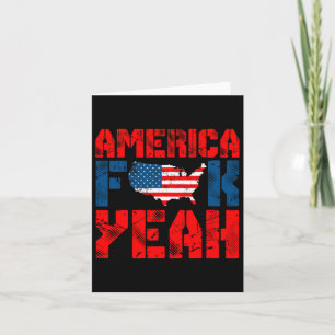 Amerikanische Flagge Amerika am 4. Juli Karte
