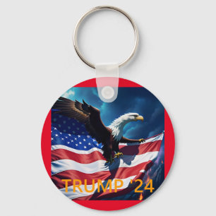 Amerikanische Flagge Amerikanischer Adler TRUMP 20 Schlüsselanhänger