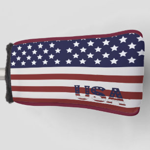 Amerikanische Flagge - amerikanisches Muster Golf Headcover
