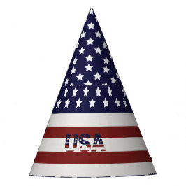 Amerikanische Flagge - amerikanisches Muster Partyhütchen