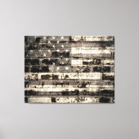 Amerikanische Flagge an der alten Ziegelmauer 2