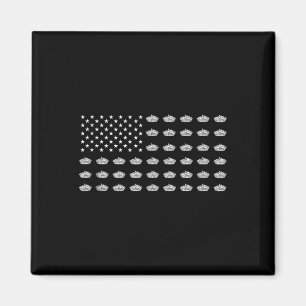 Amerikanische Flagge Apfelkuchen USA Patriotismus Magnet