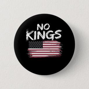 Amerikanische Flagge auf dem Kopf Distressed No Ki Button