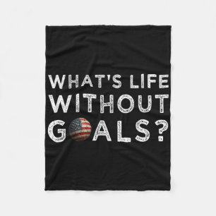 Amerikanische Flagge Auf Fußball Ll Sport Was Ist Fleecedecke