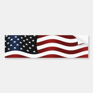 Amerikanische Flagge Autoaufkleber