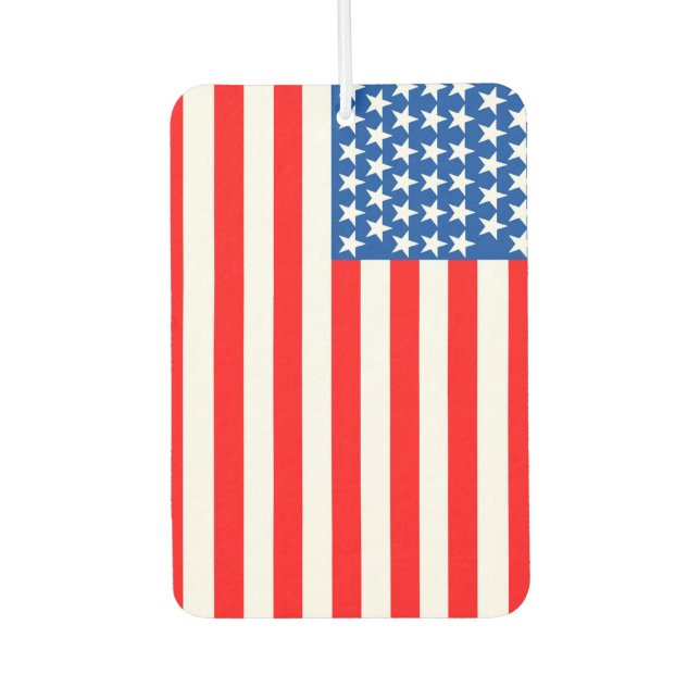 Amerikanische Flagge Autolufterfrischer (Vorderseite)