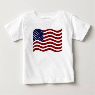 Amerikanische Flagge Baby T-shirt