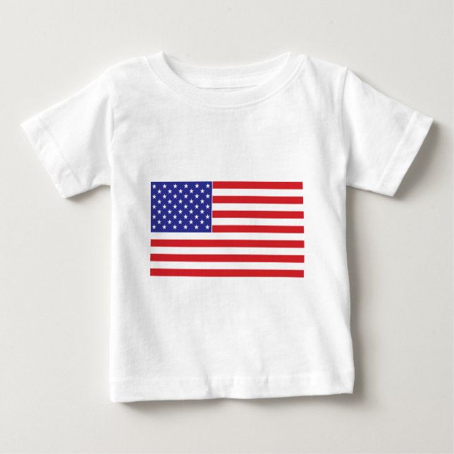 Amerikanische Flagge Baby T-shirt (Vorderseite)