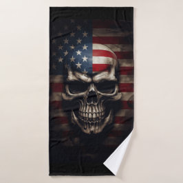 Amerikanische Flagge Badehandtuch