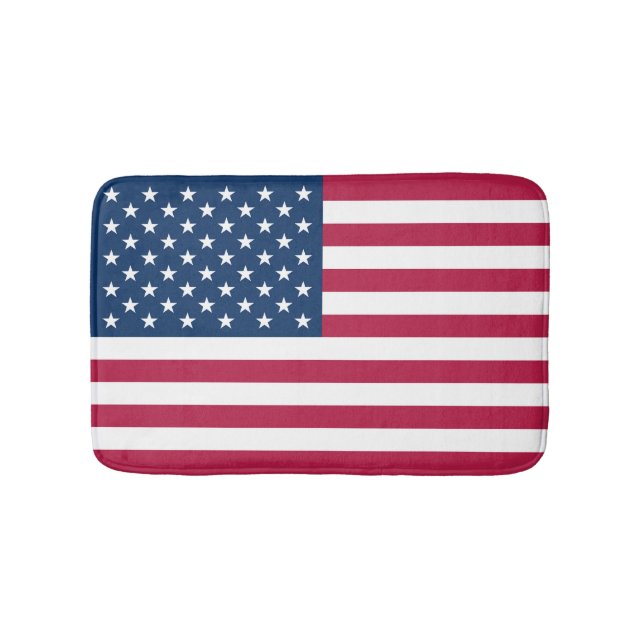 Amerikanische Flagge Badematte (Vorderseite)