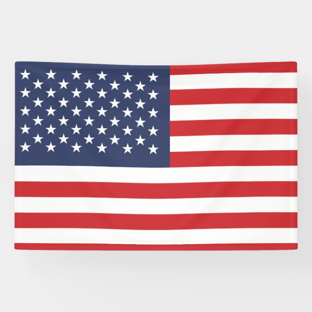 Amerikanische Flagge Banner (Horizontal)