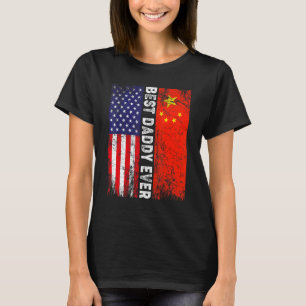 Amerikanische Flagge - Beste Daddy-Ever-Familie T-Shirt