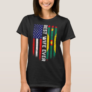 Amerikanische Flagge - Beste Ehefrau aller Zeiten T-Shirt