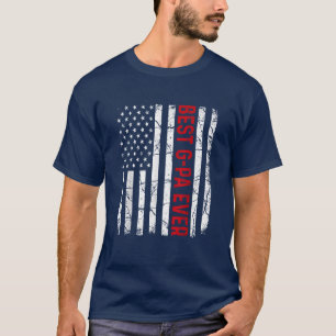 Amerikanische Flagge Beste G-Pa je Vatertag T-Shirt