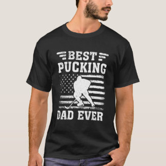 Amerikanische Flagge Bester Puckender Vater Aller  T-Shirt