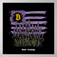 Amerikanische Flagge Bitcoin BTC Revolution Lustig