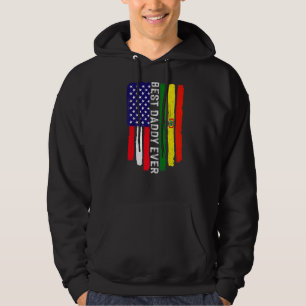 Amerikanische Flagge & Bolivienflagge Bester Daddy Hoodie