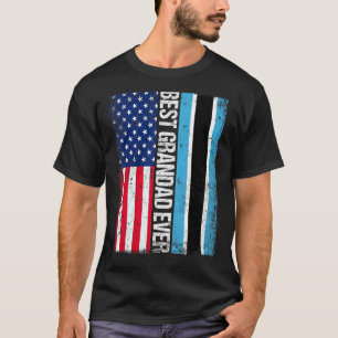 Amerikanische Flagge Botswana Flag Beste Großfahne T-Shirt
