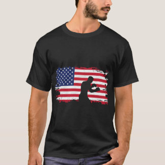 Amerikanische Flagge Boxen Bekleidung - Boxer Boxe T-Shirt