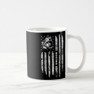Amerikanische Flagge Boxen Distressed - Boxer Vint Kaffeetasse