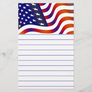 Amerikanische Flagge Briefpapier