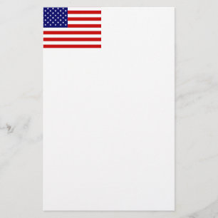 Amerikanische Flagge Briefpapier