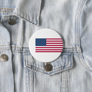 Amerikanische Flagge Button