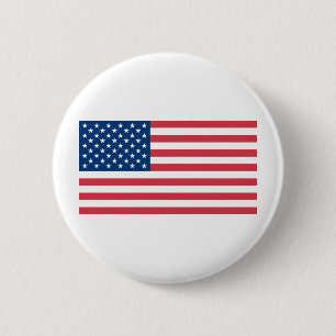 Amerikanische Flagge Button