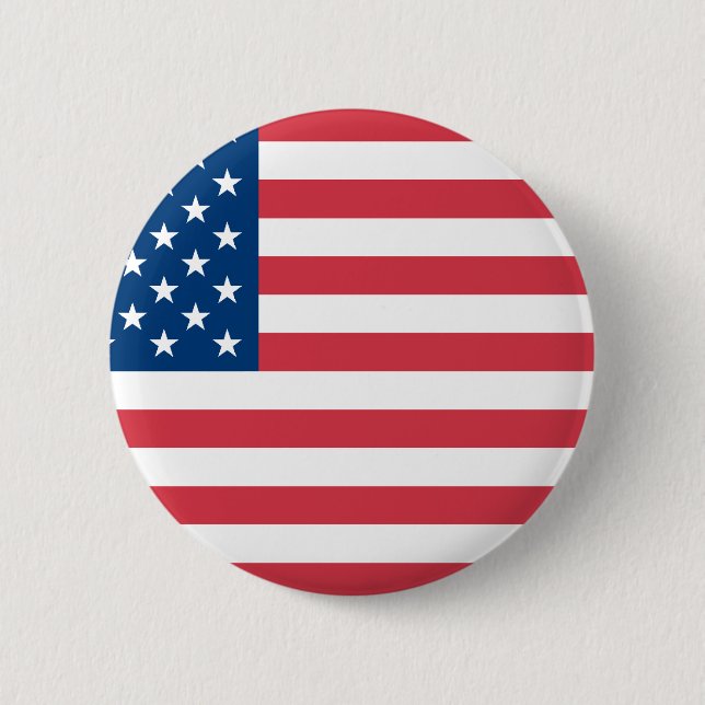 Amerikanische Flagge Button (Vorderseite)