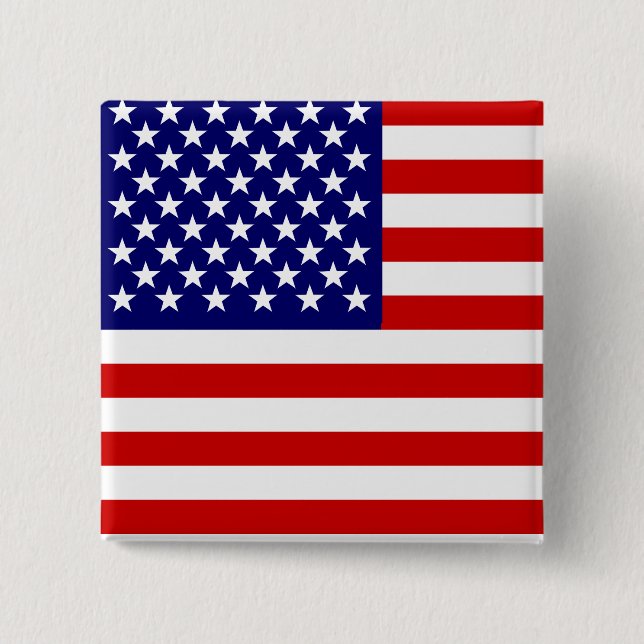 Amerikanische Flagge Button (Vorderseite)