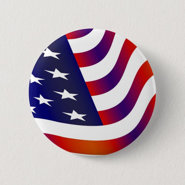 Amerikanische Flagge Button (Vorderseite)