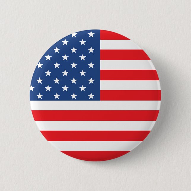Amerikanische Flagge Button (Vorderseite)