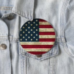 Amerikanische Flagge Button<br><div class="desc">Form: Rundschaltfläche mit Zazzle-Schaltflächen können Sie mehr tun, als nur eine politische Meinung zu äußern. Du kannst deine eigenen Designs, Bilder und Texte hinzufügen und alles ausdrücken, was dir wichtig ist. Starten Sie noch heute mit der Erstellung eines phantastischen Flairs! Erhältlich in 5 Größen von 1, 25" bis 6" Durchmesser...</div>