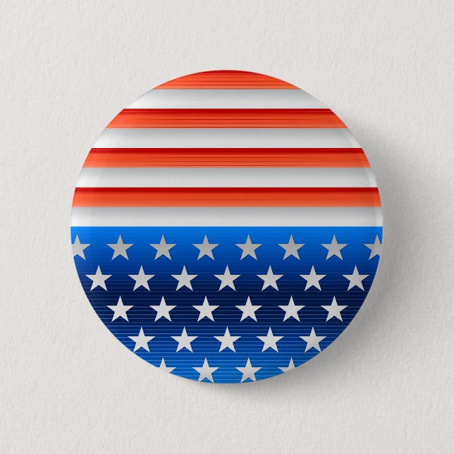 Amerikanische Flagge Button (Vorderseite)