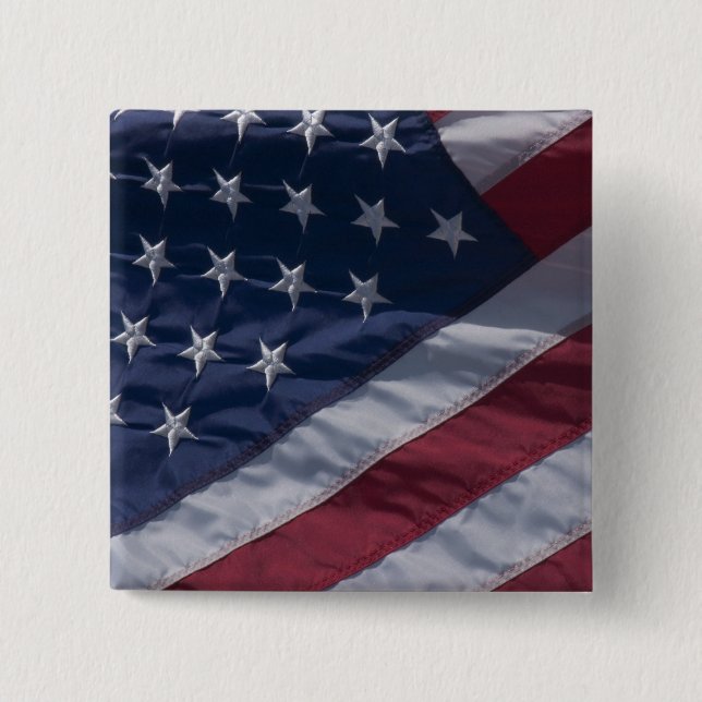 Amerikanische Flagge Button (Vorderseite)