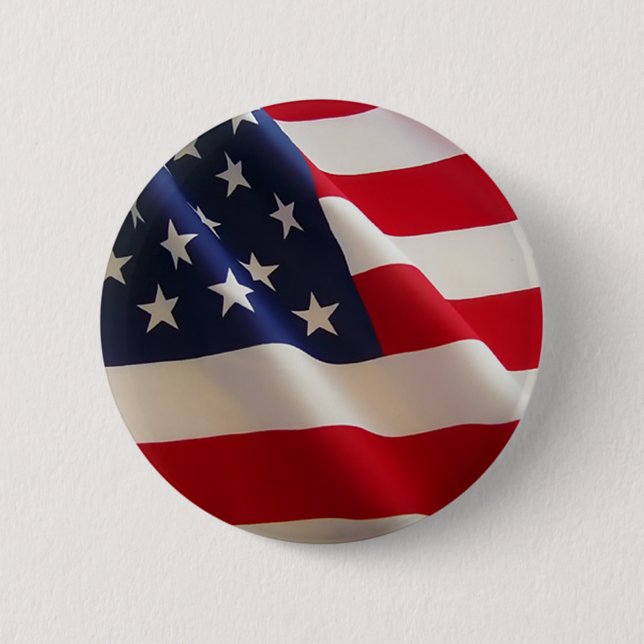 Amerikanische Flagge Button (Vorderseite)
