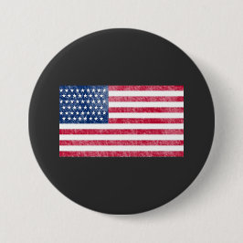 Amerikanische Flagge Button