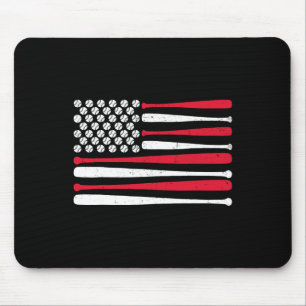 Amerikanische Flagge Bysebyll Usa Vintag Bysebyll  Mousepad