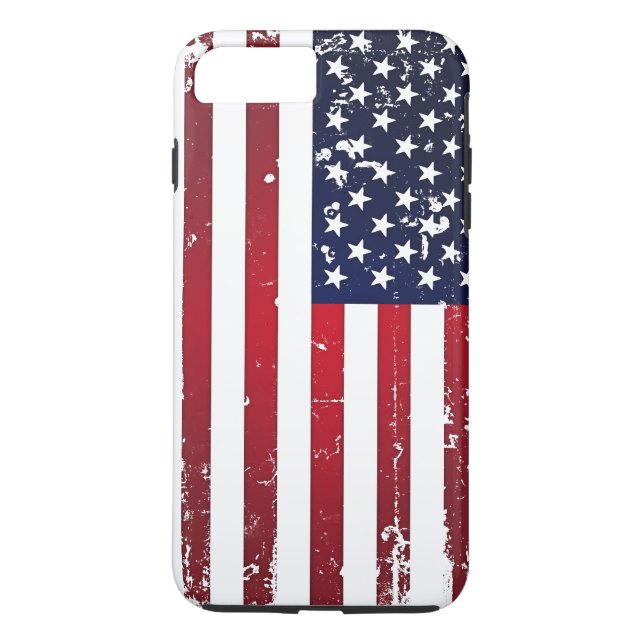 Amerikanische Flagge Case-Mate iPhone Hülle (Rückseite)