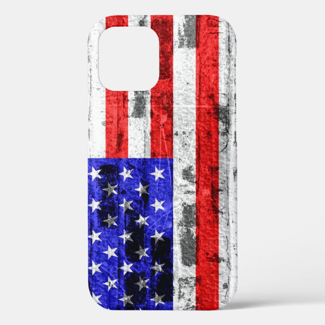 Amerikanische Flagge Case-Mate iPhone Hülle (Rückseite)