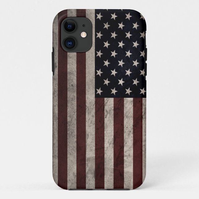 Amerikanische Flagge Case-Mate iPhone Hülle (Rückseite)
