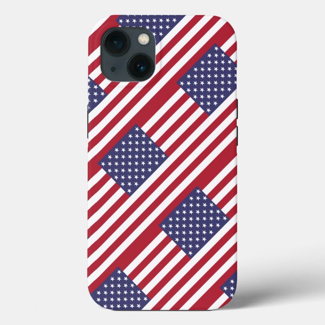 Amerikanische Flagge Case-Mate iPhone Hülle (Rückseite)