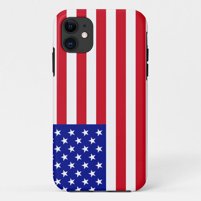 Amerikanische Flagge Case-Mate iPhone Hülle (Rückseite)