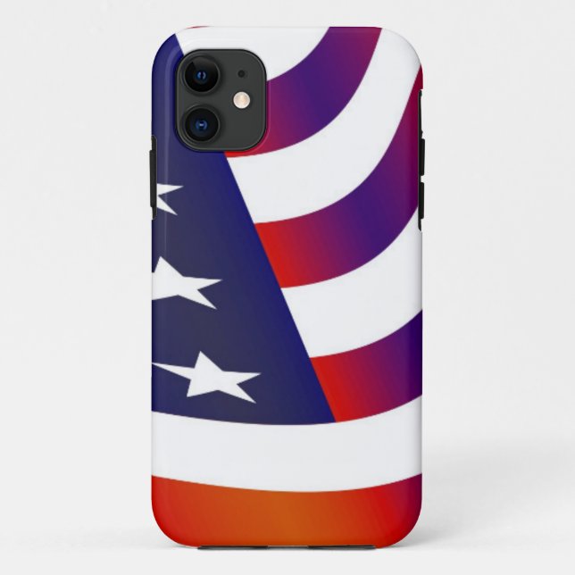 Amerikanische Flagge Case-Mate iPhone Hülle (Rückseite)