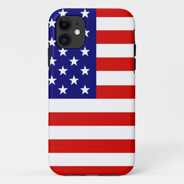 Amerikanische Flagge Case-Mate iPhone Hülle (Rückseite)