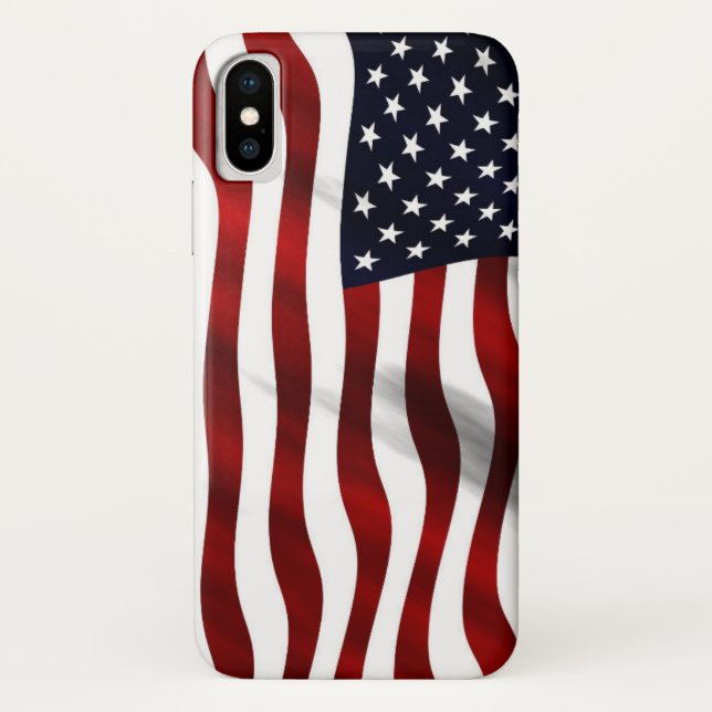 Amerikanische Flagge Case-Mate iPhone Hülle (Rückseite)