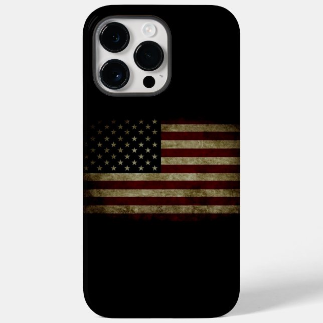 Amerikanische Flagge Case-Mate iPhone Hülle (Rückseite)