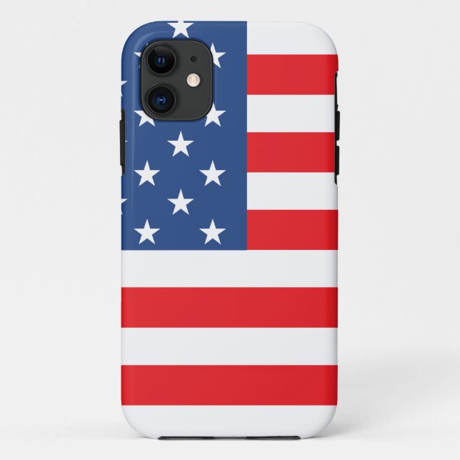 Amerikanische Flagge Case-Mate iPhone Hülle (Rückseite)