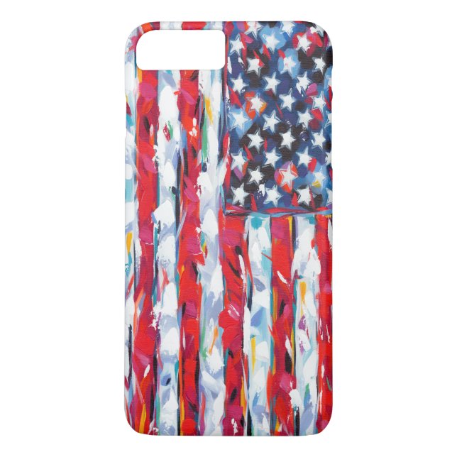 Amerikanische Flagge Case-Mate iPhone Hülle (Rückseite)
